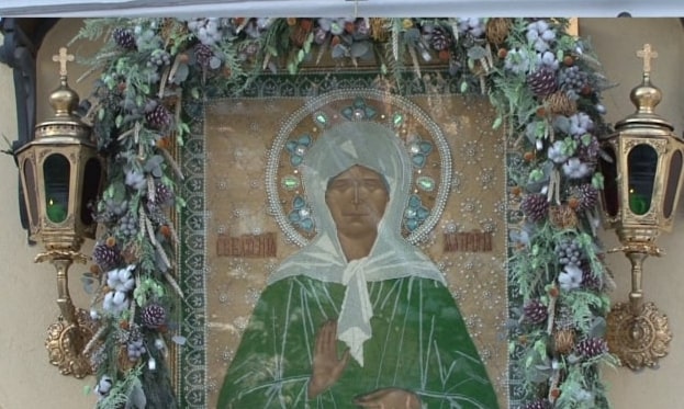 Икона святой Матроны Московской в Покровском монастыре