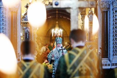 Патриарх Кирилл проповедь в праздник Входа Господня в Иерусалим