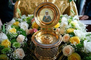 Ковчег с мощами святой Матроны Московской