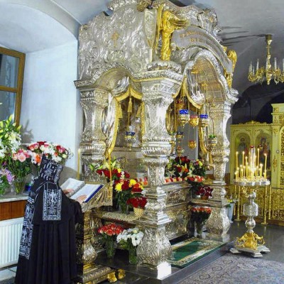 Рака с мощами святой Матроны Московской
